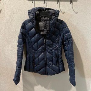 BCBG Navy Packable Puffer Coat SZ SM